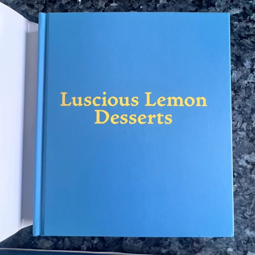 Vintage Dessert Cookbook Lot Joy of Pastry Patty Cakes Luscious Lemon Desserts